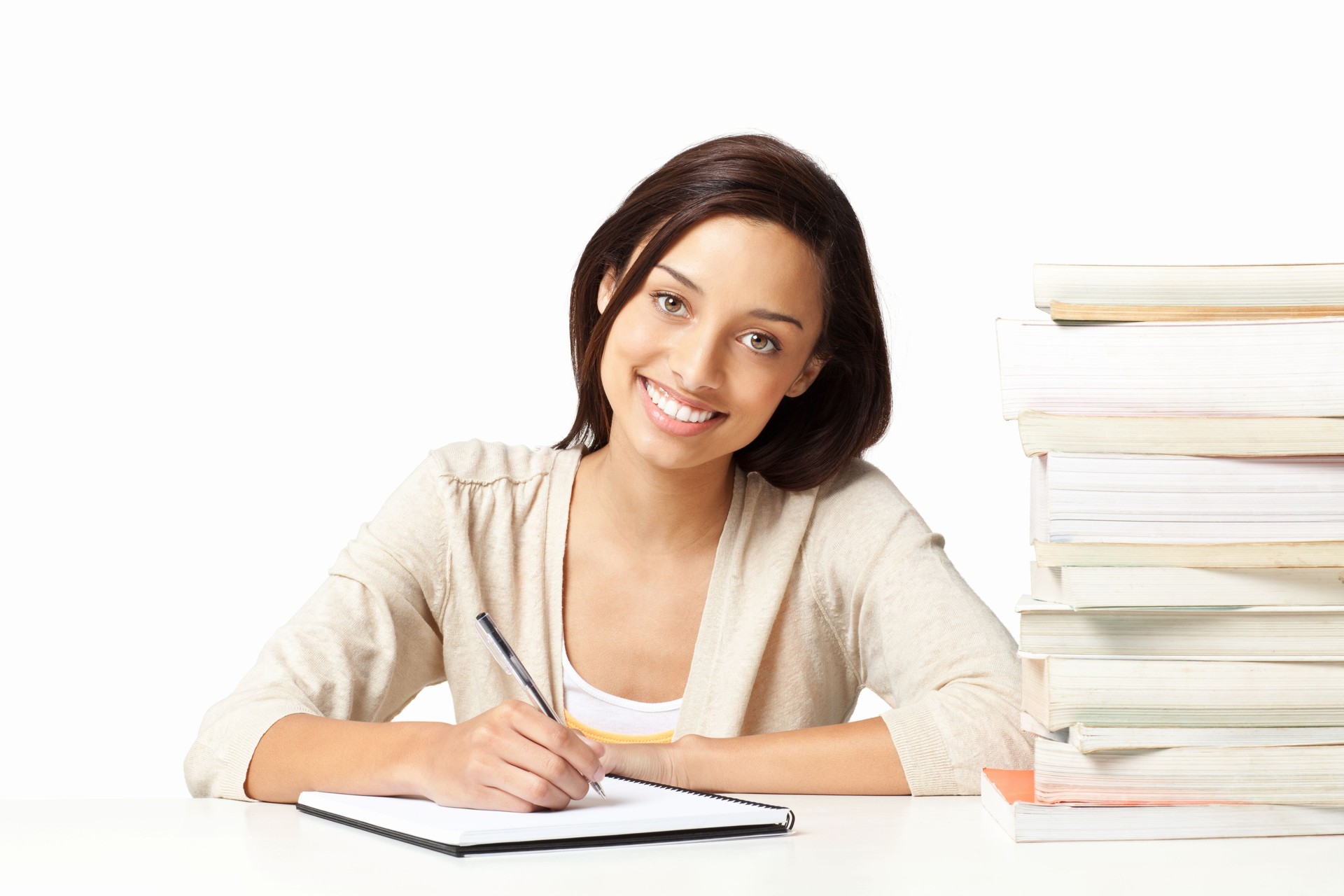 Teenage Girl Doing Homework